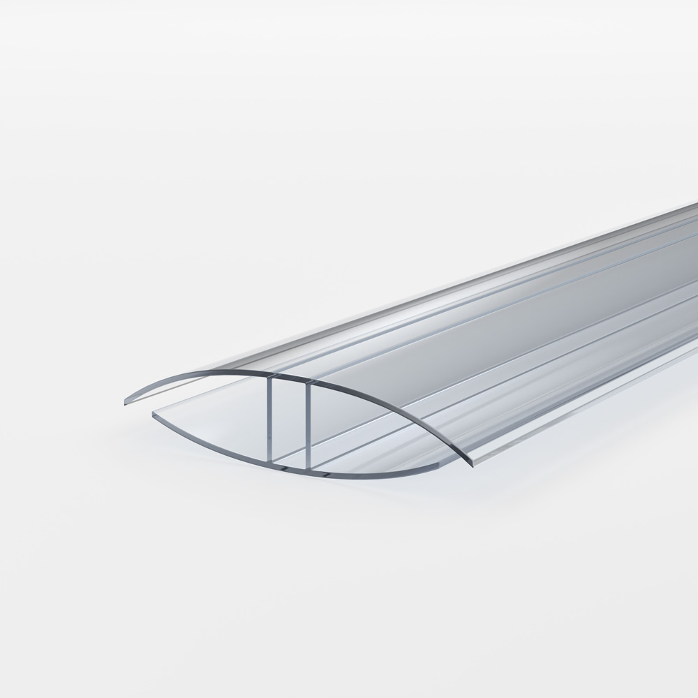 Eckprofil 1000mm Für Stegplatten - 90° Winkelprofil Aus Polycarbonat Opalweiß