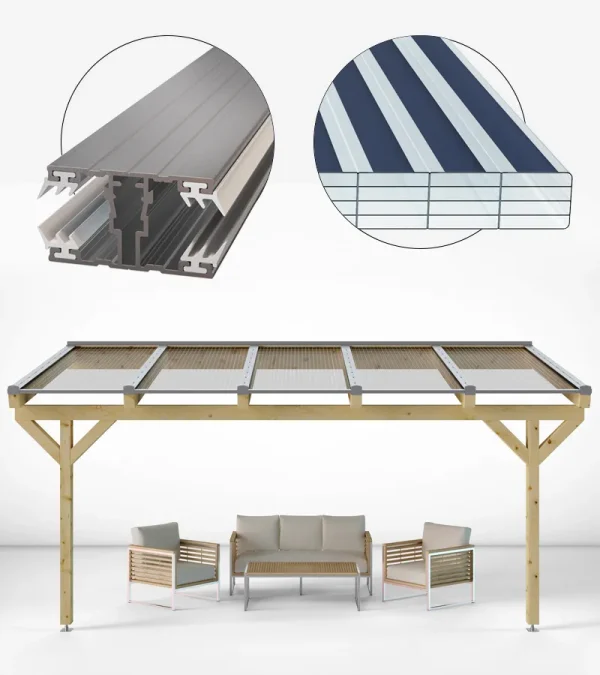 Doppelstegplatten-Komplettset-Polycarbonat-16mm-gestreift-anzhrazit-inkl.-Profile-und-Zubehoer