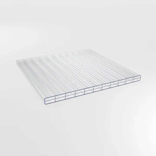 Doppelstegplatten 16 mm Polycarbonat 3-Fach Struktur klar/farblos 4