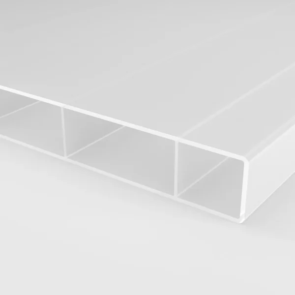 Doppelstegplatten 16mm Acrylglas opal/weiß 2
