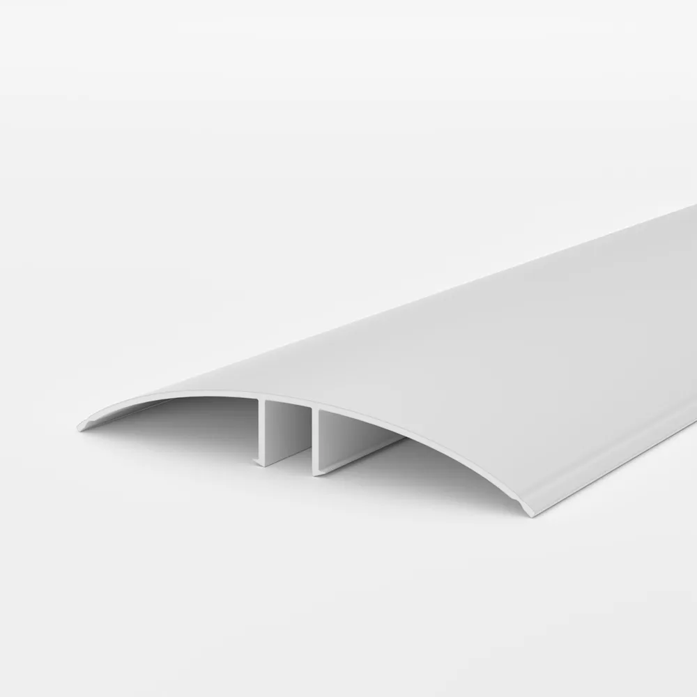 Oberprofil weiß PVC 60mm breit