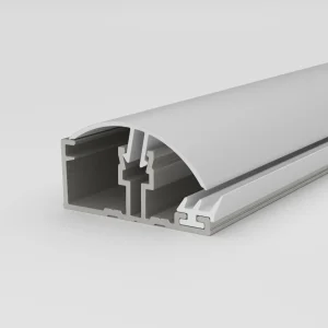 Randprofil Alu-Pvc 60 mm breit - für Stegplatten 16mm